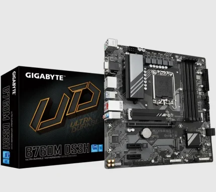 PLACA MÃE GIGABYTE B760 M - D3SH, LGA 1700, DDR5, mATX