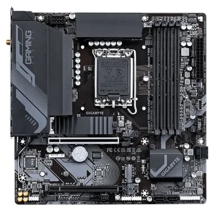 PLACA MÃE GIGABYTE B760 M GAMING X AX, LGA 1700, WIFI, DDR5, mATX
