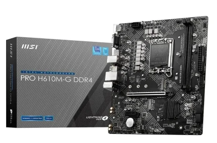 PLACA MÃE MSI PRO H610 M - S, LGA 1700, DDR4, mATX