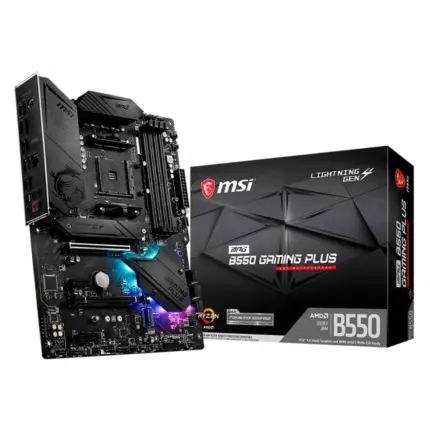 Placa-Mãe MSI MPG B550 Gaming Plus, AMD AM4, ATX, DDR4, Preto - MPG B550 GAMING PLUS